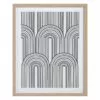 Tracey Boyd Framed Black & White Geometric Lines Canvas Wall Art, 16x20 -Cosplay Shop tracey boyd framed black white geometric lines canvas wall art 16x20 1