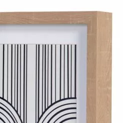 Tracey Boyd Framed Black & White Geometric Lines Canvas Wall Art, 16x20 -Cosplay Shop tracey boyd framed black white geometric lines canvas wall art 16x20 7