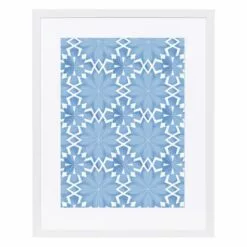 Tracey Boyd Framed Blue Abstract Wall Art, 16x20