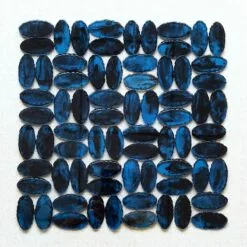 Tracey Boyd Glass Framed Blue Resin Wall Art, 24" -Cosplay Shop tracey boyd glass framed blue resin wall art 24 1