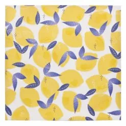 Tracey Boyd Lemon Print Canvas Wall Art, 24"