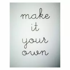 Tracey Boyd Make It Your Own Canvas Wall Art, 11x14