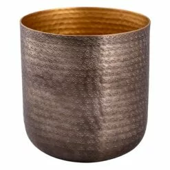 Tracey Boyd Metallic Copper Vase, 7.5"