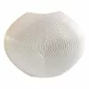 Tracey Boyd White Carved Round Vase, 9" -Cosplay Shop tracey boyd white carved round vase 9