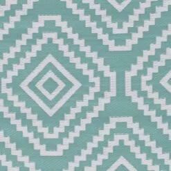Turquoise Diamond Design Plastic Outdoor Area Rug, 5x7 10 Turquoise Diamond Design Plastic Outdoor Area Rug, 5x7 -Cosplay Shop turquoise diamond design plastic outdoor area rug 5x7 3