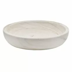 Ty Pennington Bleached Wood Round Decorative Tray, 16"