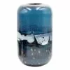 Ty Pennington Blue Art Glass Vase, 12" -Cosplay Shop ty pennington blue art glass vase 12