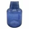 Ty Pennington Blue Glass Vase, 11" 2 Ty Pennington Blue Glass Vase, 11" -Cosplay Shop ty pennington blue glass vase 11