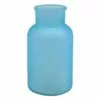 Ty Pennington Frosted Blue Glass Bottle Vase, 10" 1 Ty Pennington Frosted Blue Glass Bottle Vase, 10" -Cosplay Shop ty pennington frosted blue glass bottle vase 10