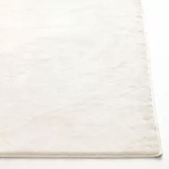 Washable Bliss White Faux Rabbit 27X45 -Cosplay Shop washable bliss white faux rabbit 27x45 2