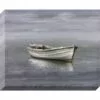 When Boats Rest Textured Canvas Wall Art, 16x20