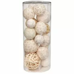 White Orb Fillers Oval Tube