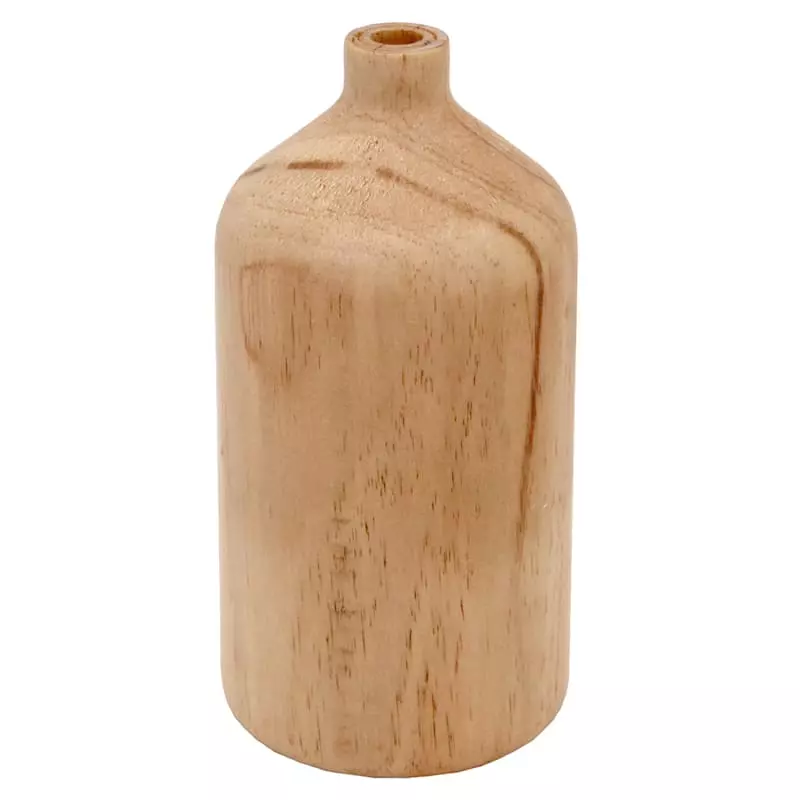 Wooden Vase, 9" 3 Wooden Vase, 9"