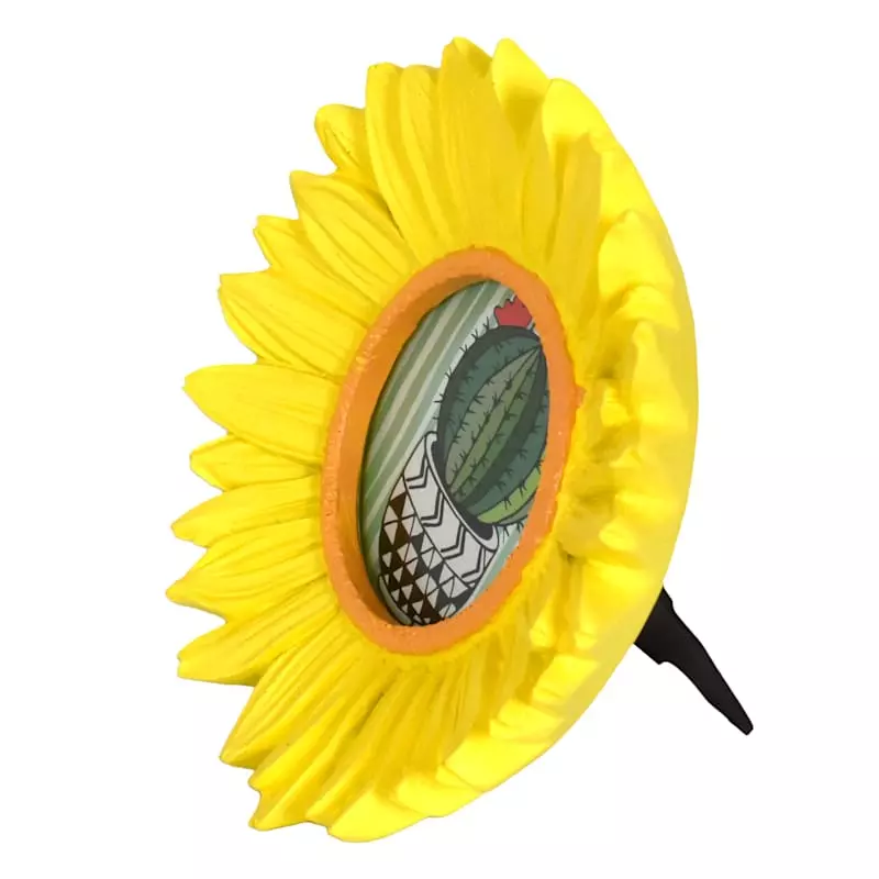 Yellow Flower Tabletop Photo Frame, 8" 4 Yellow Flower Tabletop Photo Frame, 8" - Image 2